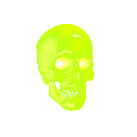 Skull Wayne Sticker by Dark Polo Gang