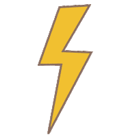 Lightning Bolt Cartoon Sticker by Rob Jelinski Studios for iOS & Android |  GIPHY