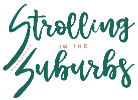 Strolling in the Suburbs Sticker