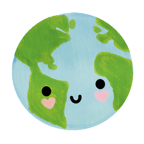 Planet Earth Sticker by Kawanimals