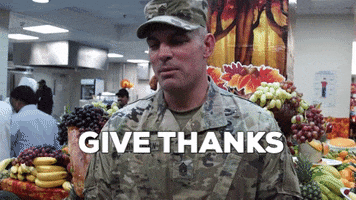 Give Thanks Thanksgiving GIF by U.S. Army