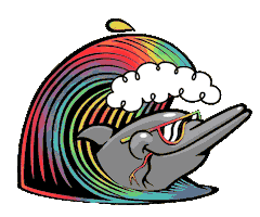 Rainbow Love Sticker by Krinky Winky