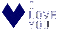 I Love You Heart Sticker by p a r t i c u l a r