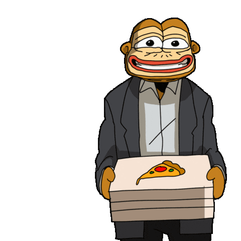 Shocked Oh No Sticker by Ponke