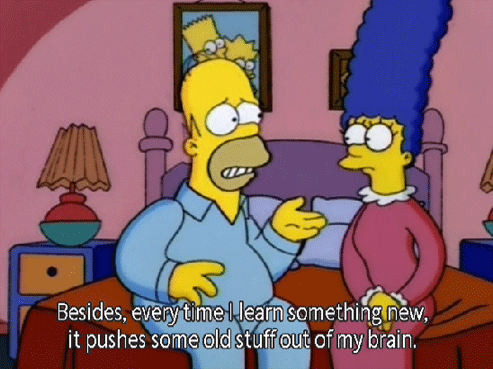 Homer Simpson Brain Leaving Gif