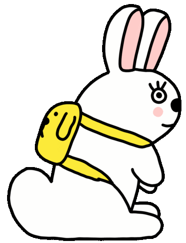 Rabbit Sticker by pey chi