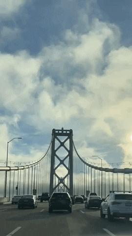 Driving Bay Bridge GIF by Yevbel