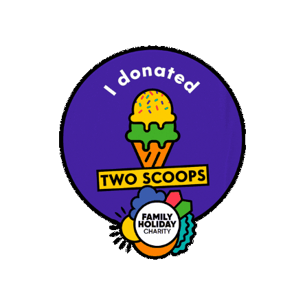 Family Holiday Charity Sticker