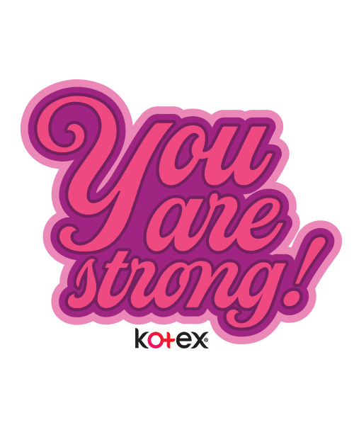 You Are Strong Women Empowerment Sticker by KotexPH for iOS & Android