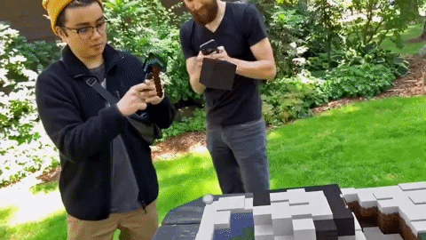 Ar Augmented Reality Minecraft Microsoft Mobile Gaming Gif Ar Augmented Reality Minecraft Microsoft Mobile Gaming Gif