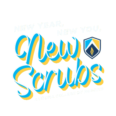 New Year Nurse Sticker by Arizona College of Nursing