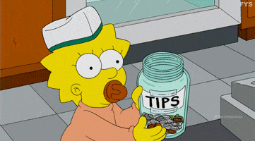 the simpsons tips GIF