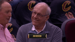 cleveland cavaliers smiling GIF by NBA