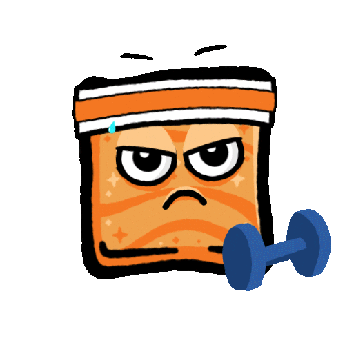 Sweating Work Out Sticker by Cinnamon Toast Crunch for iOS & Android
