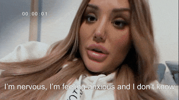 Scared Charlotte Crosby GIF by The Charlotte Show