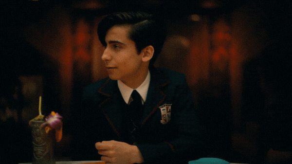 number 5 umbrella academy gif
