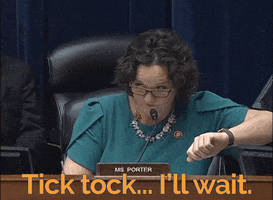 Snap Waiting GIF by Rep. Katie Porter
