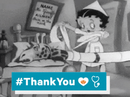 Betty Boop Thank You GIF by Fleischer Studios