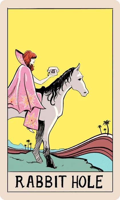 Rabbit Hole Tarot GIF by Jenny Lewis