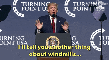 news donald trump windmill windmills GIF