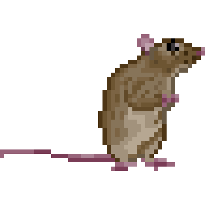 Pixel Art Mouse Sticker by Chelscore - Pixel Art for iOS & Android | GIPHY
