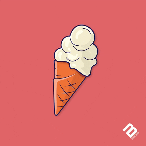 Bangers_and_Mash summer icecream melting cone GIF