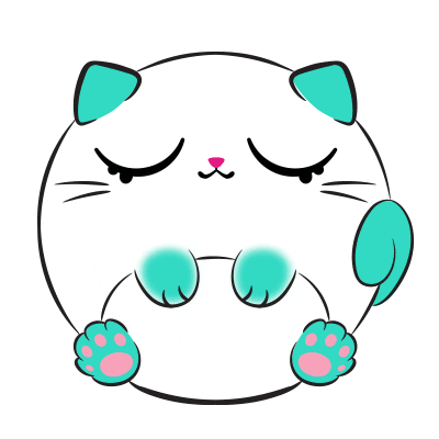 Cat Coffee Sticker by Kitten Catfé™