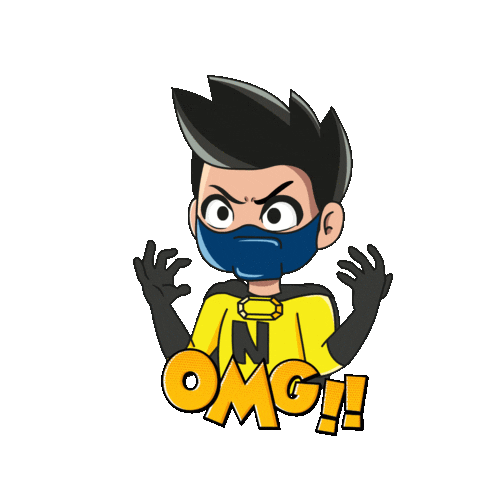 Oh My God Omg Sticker by Neutrovis