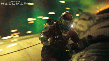 Barely Hanging On Amazon GIF by Project Hail Mary