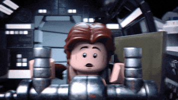 Scared Star Wars GIF by LEGO
