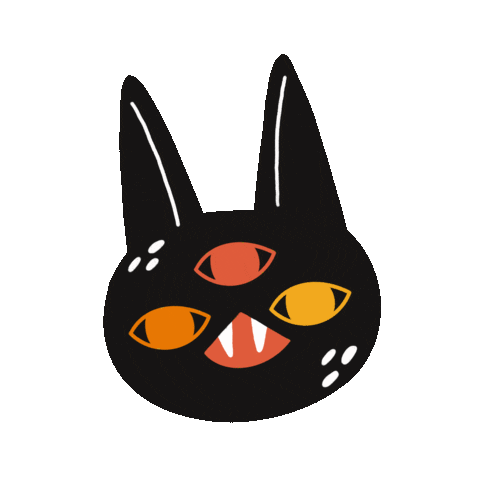 Cat Art Sticker