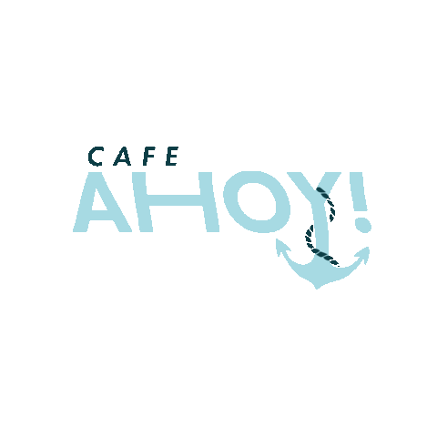 Cafe Ahoy! Sticker
