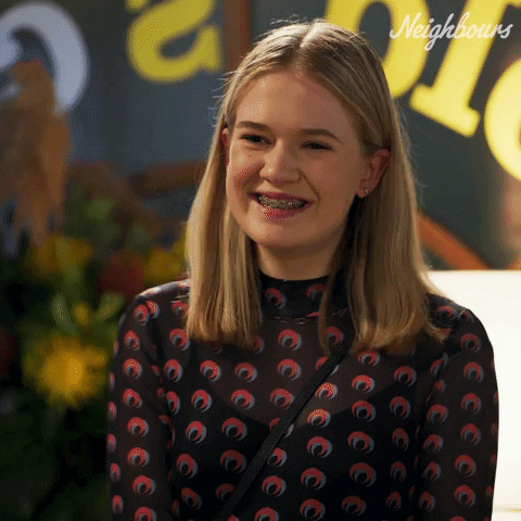 Fake Smile GIF by Neighbours (Official TV Show account)