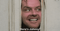 the shining heres johnny GIF