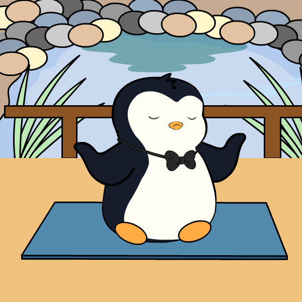 Chill Breathe GIF by Pudgy Penguins