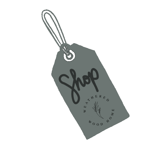 Weathered Wood Home Sticker