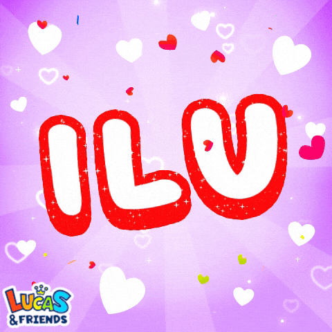 I Love U Romance GIF by Lucas and Friends by RV AppStudios