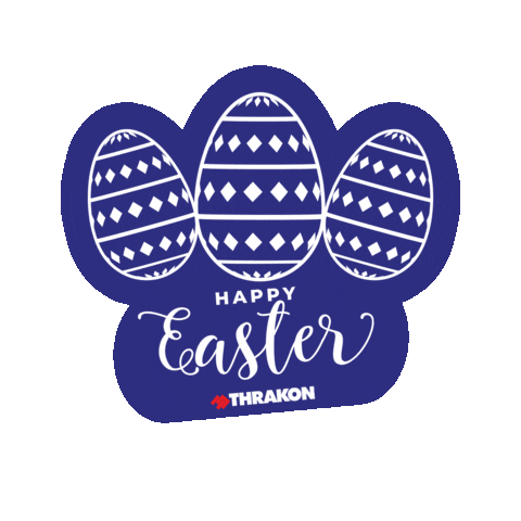 Happy Easter Sticker by THRAKON | We build together