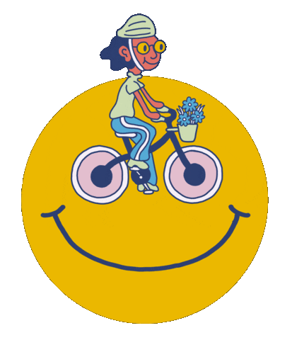 Happy Wink Sticker by Bruxelles Mobilité/Brussel Mobiliteit