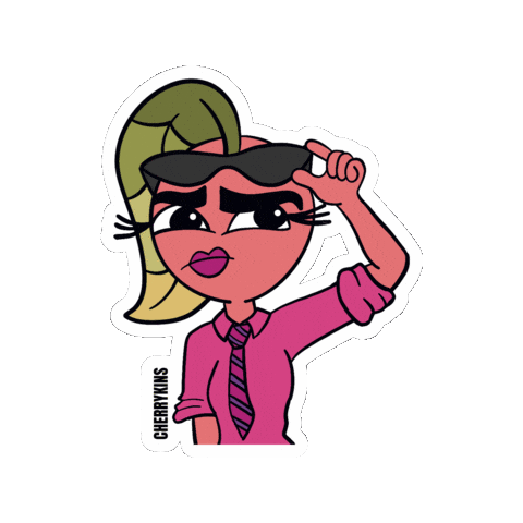 Yeah Right What Sticker by T'Marie Art Company