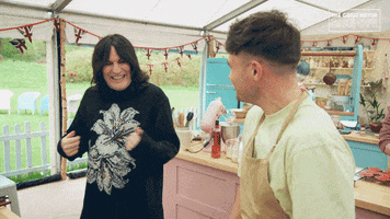 Winner Yes GIF by The Great British Bake Off
