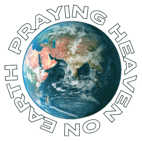 Pray Heaven On Earth Sticker by Chapel Students