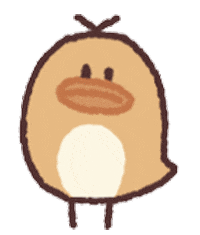 Duck Chick Sticker