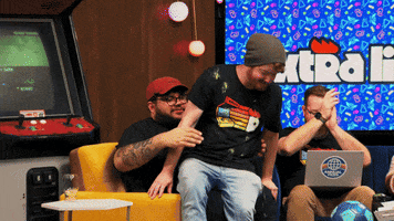 Get Comfy Sit Down GIF by Rooster Teeth