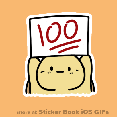A Plus Yes GIF by Sticker Book iOS GIFs