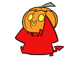 Jack-O-Lantern Halloween Sticker by The Doodle Demon