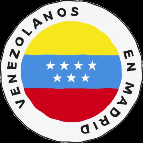 Logo Venezolano GIF by Venezolanos en Madrid
