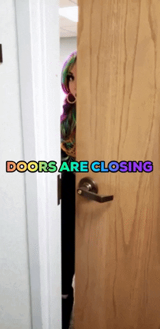 Doors Closing GIF by Wealthy Queen Movement