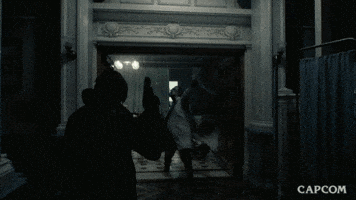 Avoiding Leon S Kennedy GIF by CAPCOM