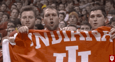 Basketball Flag GIF by Indiana Hoosiers